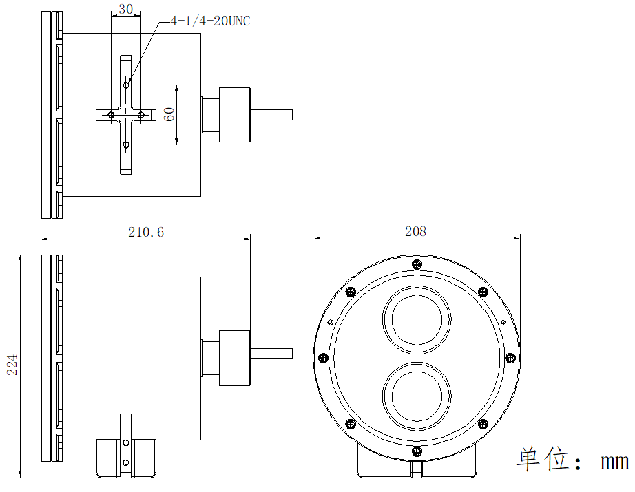 DS-2XC6245F-L產(chǎn)品尺寸