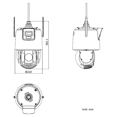 ?？低晹z像機(jī)iDS-2SE7C144MW-DB/GLT全彩全景智能槍球一體機(jī)