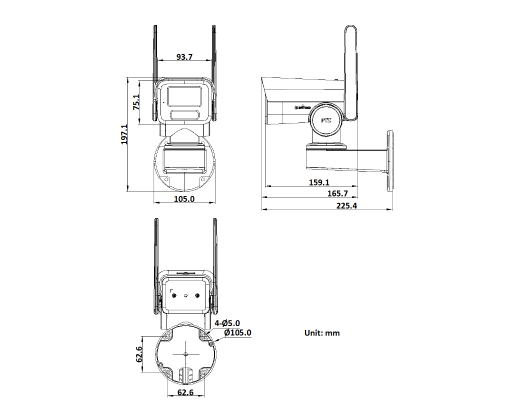 DS-2CD2626XM-LGLSEPTZ尺寸參數(shù)