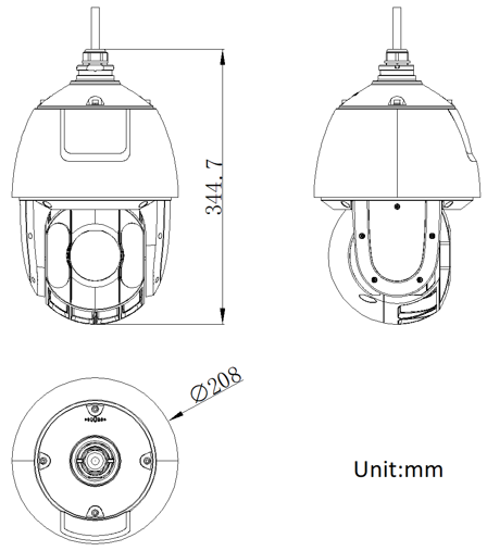 DS-2DB4237I-CWX產(chǎn)品尺寸